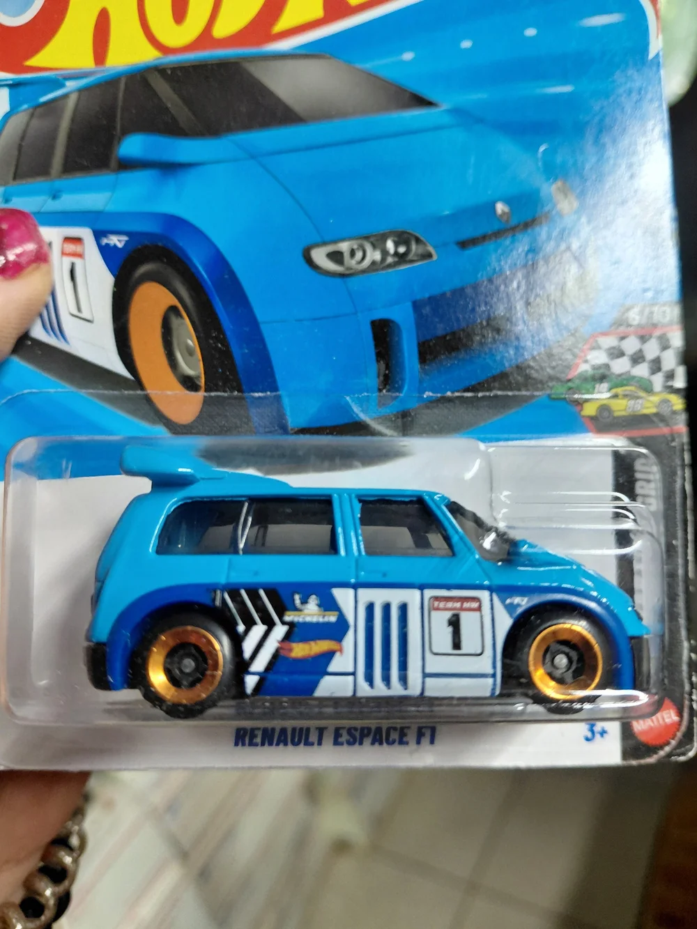 blue Hot Wheels Renault Espace F1 is part of the 2026 mainline collection, numbe